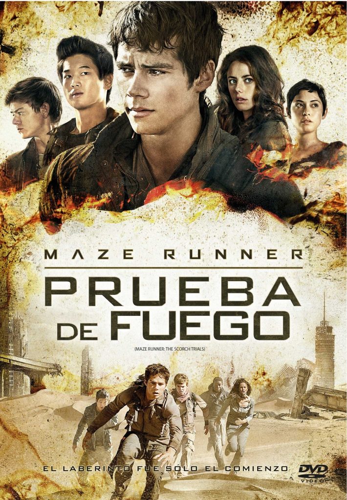 Tapa Maze Runner - Prueba de fuego DVD