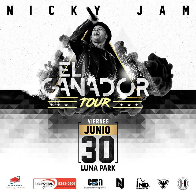 Nicky Jam 30 de Junio en el Luna Park