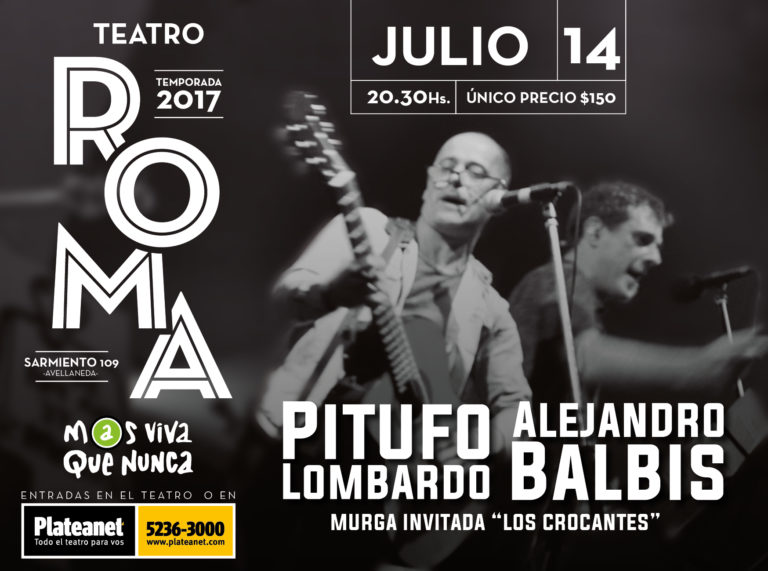 TEATRO ROMA presenta “Avellaneda de carnaval”