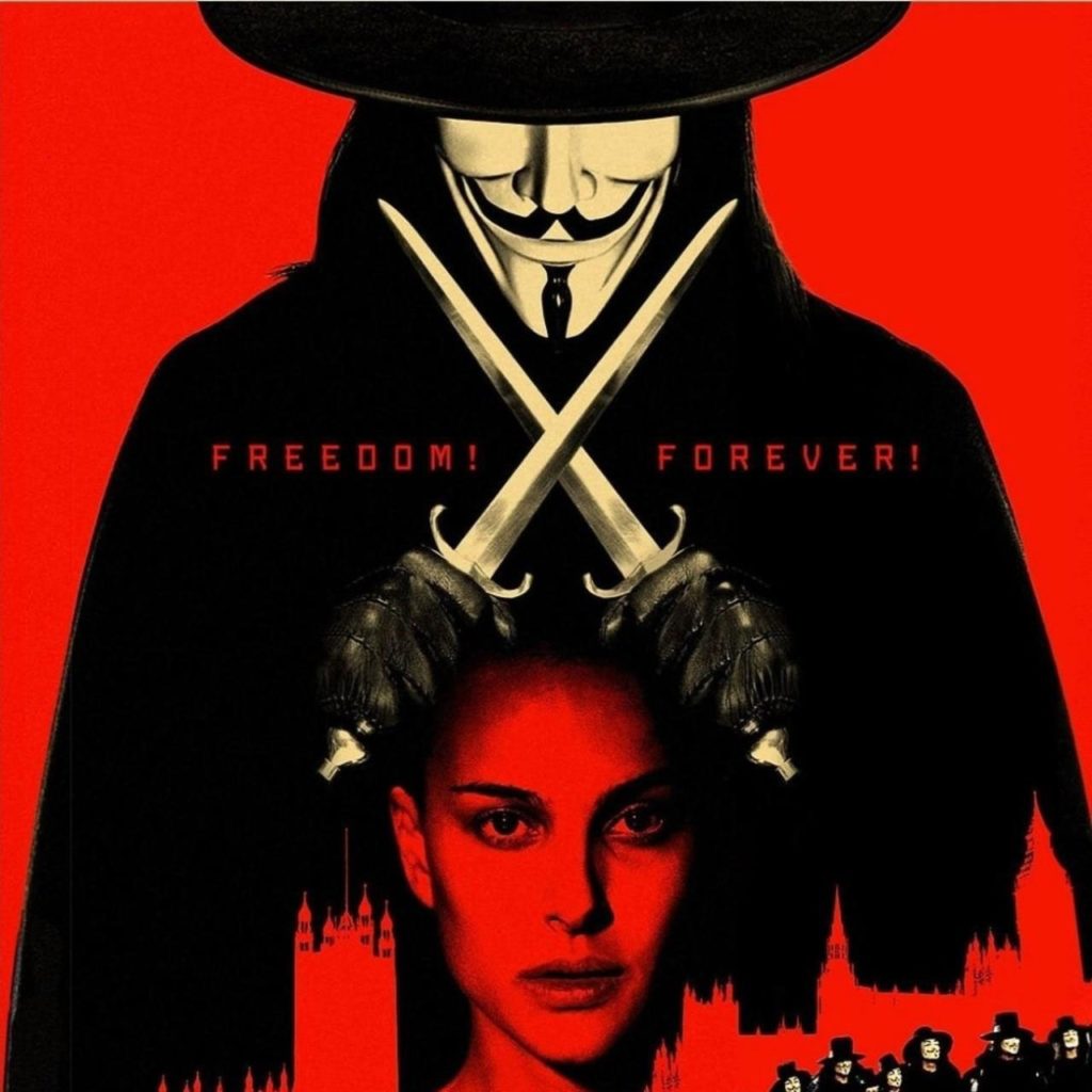 V For Vendetta Poster Revista Meta