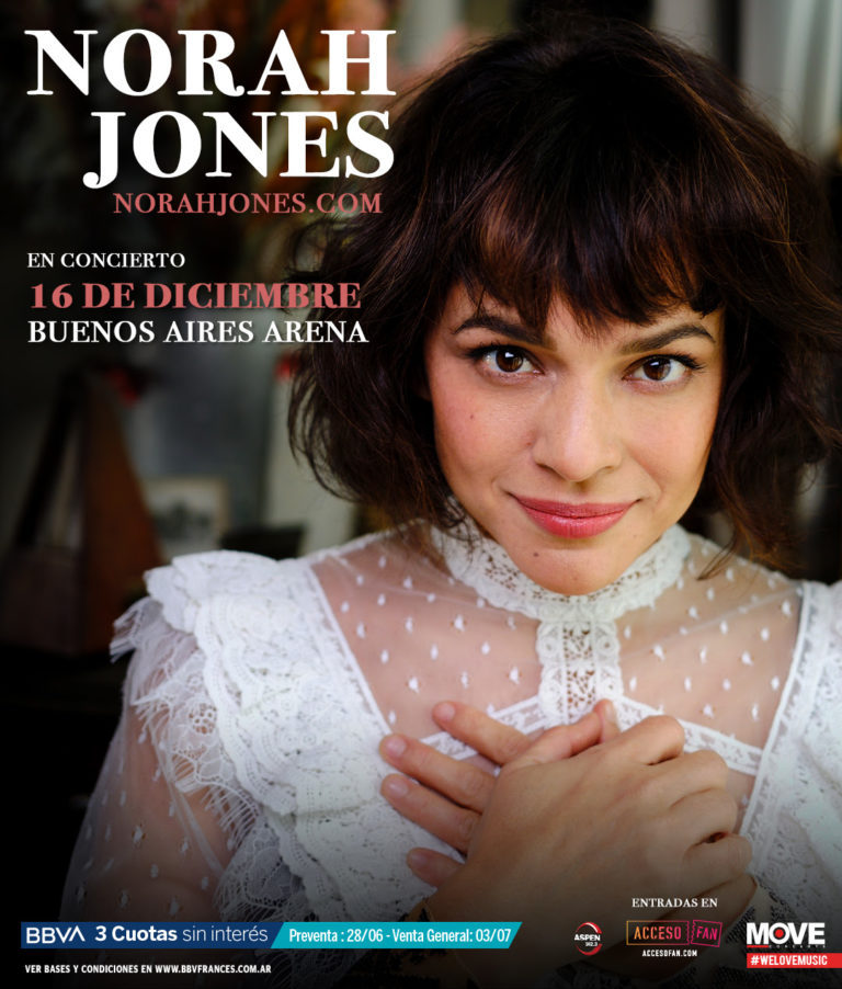 Uno de los regresos más esperados: ¡NORAH JONES EN ARGENTINA!