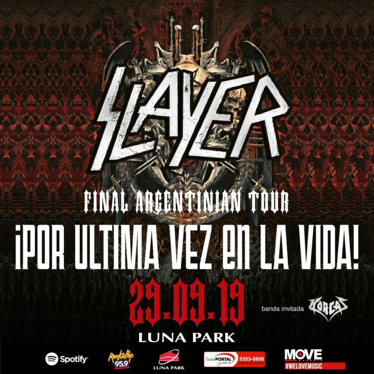 SLAYER en Argentina por última vez en la vida!